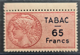 FANCE 1947 - MNH - YT 1 - Timbre Fiscal TABAC 65F - Otros & Sin Clasificación