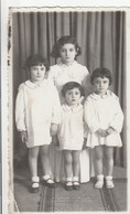 12613.  Fotografia Vintage Bambini In Posa 1939 - 14x8 - Foto D. Candia Corigliano Calabro - Anonyme Personen