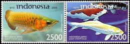 Indonesia 2008 Mi.No. 2615 - 2616 Friendship With Japan FISHES 2V  MNH** 1.40 € - Peces