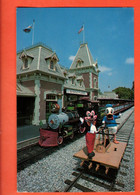 MCG-22 Mickey And Donald Duck At Disneyland Railroad. Used With US Stamps To Switzerland - Disneyland