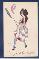 CPA Alsace Militaria Femme Woman WWI Patriotique Par Xavier Sager Non Circulé Noyer 73 - Alsace