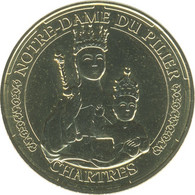 2014 MDP222 - CHARTRES - La Cathédrale De Chartres 8 (buste) / MONNAIE DE PARIS - 2014