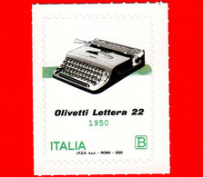 Nuovo - MNH - ITALIA - 2020 - 70 Anni Della Macchina Per Scrivere Portatile Olivetti Lettera 22 – B - 2011-20:  Nuevos
