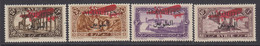 Alaouites, Scott C9-C12 (Yvert PA9-PA12), MLH - Unused Stamps