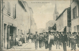 79 BRIOUX SUR BOUTONNE / Fanfare De Brioux / TRES BELLE CARTE ANIMEE - Brioux Sur Boutonne