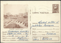 Romania Postal Stationary Intier Timisoara 0178-78 The Bastion Of The Citadel Military Fortress Car - Ganzsachen