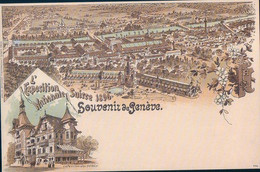 Souvenir De Genève, Exposition Nationale Suisse 1896 (1422) - GE Genf