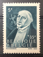 België, 1944, Nr 669-V3, Postfris **, OBP 15€ - Errors (Catalogue COB)
