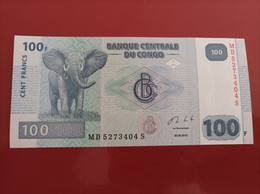 Billete De 100 Francs Año 2013, República Democrática De Congo, Uncirculated - Demokratische Republik Kongo & Zaire