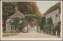 Harnham Gate, Salisbury, Wiltshire, 1906 - Peacock Postcard - Salisbury