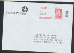 Postréponse Institut Pasteur ..  209297 . - PAP: Antwort
