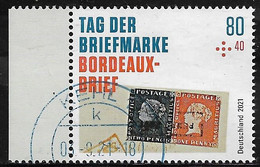 2021  Tag Der Briefmarke   (aus Bogen) - Oblitérés
