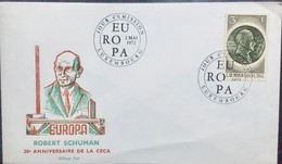 LUXEMBOURG 1972 ,EUROPA,ROBERT SCHUMAN  ,FDC - Briefe U. Dokumente