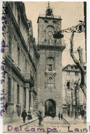 - 203 - Aix-en-Provence - La Tour De L'Horloge, Animation, épaisse, écrite, 1909, Collection Jaussaud, TBE, Scans. - Aix En Provence