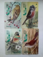 JERSEY SET 4 CARDS DIFF. BIRDS OISEAUX N° 33JER..... UT - Altri
