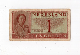 PAYS-BAS - Een Gulden - 08.08.1949 - 1 Gulde