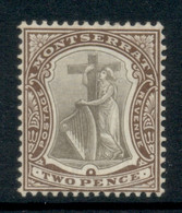 Montserrat 1904-08 Symbol Of The Colony, Wmk. Multi Crown CA 2d MLH - Montserrat