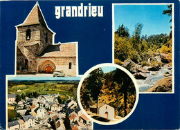 Grandrieu * Souvenir Du Village * 4 Vues - Gandrieux Saint Amans