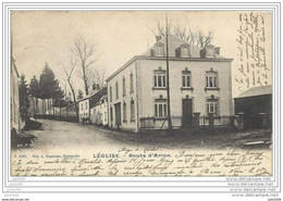 LEGLISE ..--  Route D' ARLON . 1905 De LAVAUX Vers BILSEN ( Mme CUVELIER - CLOES ) . Voir Verso . - Leglise