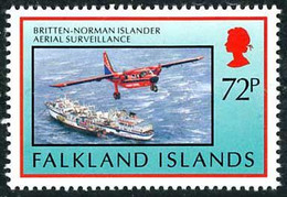 Falkland 1993 Britten-Norman Islander Aerial Surveillance ( Yvert 601, Michel 691, St Gibbons 684) - Aerei
