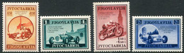 YUGOSLAVIA 1939 International Motor Races MNH / **.  Michel 381-84 - Unused Stamps