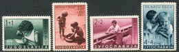 YUGOSLAVIA 1939 Child Welfare  MNH / **.  Michel 375-78 - Ungebraucht