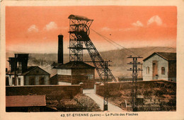 St étienne * Le Puits Des Flaches * Fosse Mine Mines - Saint Etienne