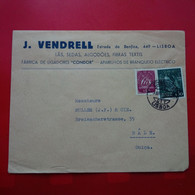 LETTRE LISBOA J.VENDRELL POUR BALE - Briefe U. Dokumente