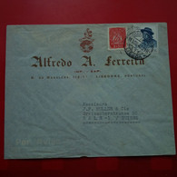 LETTRE LISBONNE ALFREDO A FERREIRA POUR BALE - Cartas & Documentos