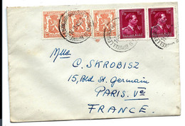 Affranchissement Composé à 3F15 - Sur Enveloppe - 1935-1949 Piccolo Sigillo Dello Stato