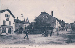 Cossonay VD, Grande Rue Animée, Magasin Henry Monnier (1076) - Cossonay