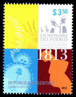 Argentina 2013 - Anniversary Of The Constitutional Assembly MNH Stamp - Ungebraucht