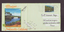 Nouvelle-Calédonie, Enveloppe Du 13 Décembre 2000 De Nouméa Pour Ouvrouer-les-Champs - Briefe U. Dokumente
