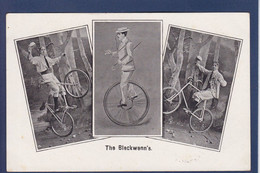CPA Cirque Cycle Vélo Bike Circus Cirk Non Circulé The Bleckwenn's - Circus