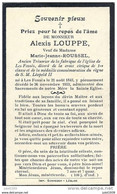 LES FOSSES ..--  Mr Alexis LOUPPE , Veuf De Mme Marie - Jeanne ROUSSEL . 1843 . 1923 . - Leglise