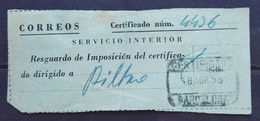 RESGUARDO DE CERTIFICADO CON SELLO DE MUTUALIDAD DE CORREOS - APORTACIÓN VOLUNTARIA. - Dienst