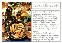 N°89619 GF -cpsm Gambas à L'huile D'olive - Recettes (cuisine)