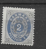 1870 MH Danmark Mi 16 - Unused Stamps