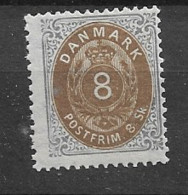 1870 MH Danmark Mi 17 - Unused Stamps