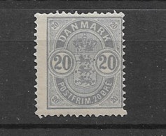 1882 MH Danmark Mi 33 (small Corner Nrs) - Neufs