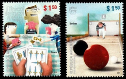 Argentina 2010 Traditional Games UPAEP Complete Set MNH - Unused Stamps