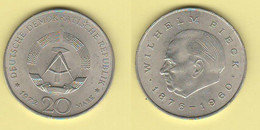 Germania 20 Marchi 1972 DDR Germany Democratic L. Cranach  Republik Nickel Coin - Other & Unclassified