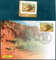Italy 2021 TREASURES OF THE NATIONAL PARK OF ALTA MURGIA Bauxite Cave Of Spinazzola Mines Geology Maxicard + Stamp MNH - 2021-...: Neufs