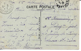 TOURS (37) - Hopital Complementaire N°30, Service De Sante , 9eme Region - Sur Cpa TOURS  - Guerre 14/18 - FM . - Oorlog 1914-18