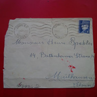 LETTRE EPINAL POUR MULHOUSE CENSURE ALLEMANDE - Lettres & Documents