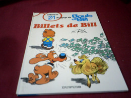 BOULE ET BILL  N° 21  BILLETS DE BILL - Boule Et Bill