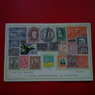 LETTRE CARTE BRESIL RIO DE JANEIRO IX FEIRA INTERNACIONAL DE AMOSTRAS 1936 - Briefe U. Dokumente