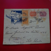 LETTRE RECOMMANDE NITEROI RIO DE JANEIRO EXPOSICAO PHILALIQUE 1934 - Briefe U. Dokumente