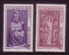 LUXEMBOURG MI-NR. 967-968 POSTFRISCH(MINT) EUROPA 1978 - SKULPTUR KARL IV - 1978