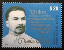 Argentina 2016 Ruben Dario MNH Stamp - Unused Stamps